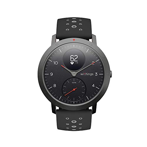 Book Cover Withings Steel HR Sport Hybrid Smartwatch (40mm) - Activity, Sleep, Fitness and Heart Rate Tracker with Connected GPS, Smart Notifications, Water Resistant with 25-Day Battery Life