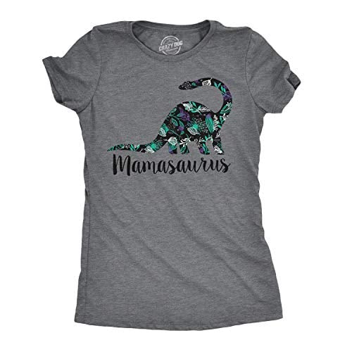 Book Cover Womens Mamasaurus Dinosaur Mom T Shirt Gift for Mothers Day Funny Cool Graphic