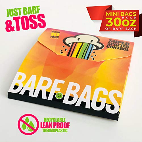 Book Cover 30oz Travel Barf Bags. Compact Disposable Travel Bags for Uber, Lyft & Emergency Kids Vomiting. Sealable Throw Away Convenience Pack of 10 Leak Proof Road Trip Bags.
