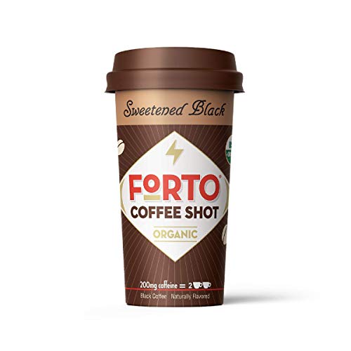 Book Cover FORTO Coffee Shots - 200mg Caffeine, Chocolate Latte, Ready-to-Drink on the go, Organic Cold Brew Coffee Shot - Fast Coffee Energy Boost, 12 Pack