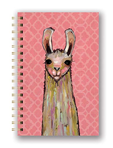 Book Cover Studio Oh! Medium Hardcover Spiral Notebook, La-La Llama (SJ080)