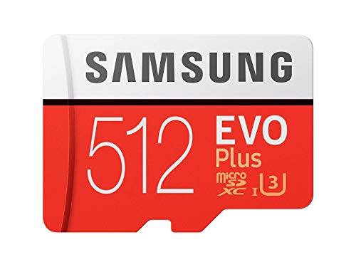 Book Cover Samsung EVO Plus 512 GB microSDXC UHS-I U3 100 MB/s Full HD & 4K UHD Memory Card with Adapter (MB-MC512GA)