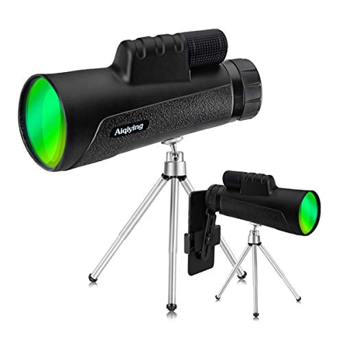 Book Cover Monocular Telescope, 12X50 High Power & HD Compact Waterproof Monocular with Universal Smartphone Holder - [Upgrade] Dual Focus Optics Scope, BAK4 Prism FMC for Bird Watching, Hunting, Camping, Hiking