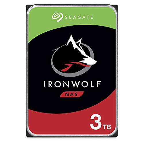 Book Cover Seagate IronWolf 3TB NAS Internal Hard Drive HDD â€“ CMR 3.5 Inch SATA 6Gb/s 5900 RPM 64MB Cache for RAID Network Attached Storage â€“ Frustration Free Packaging (ST3000VN007) (ST3000VNZ07/VN007)