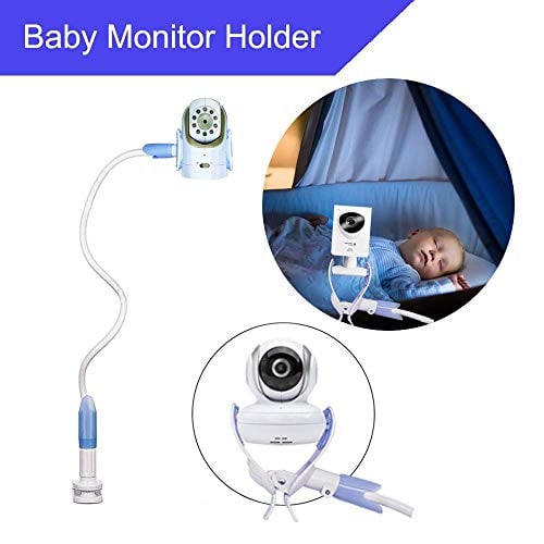 Book Cover Universal Baby Monitor Wall Mount, Infant Baby Camera Holder, Baby Monitor Shelf, Baby Camera Stand for Crib Nursery Compatible with Most Baby Monitors