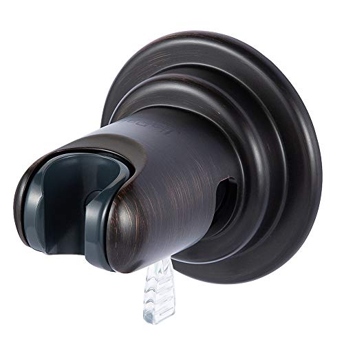 Book Cover JiePai Suction Cup Shower Head Holder Oil Rubbed Bronze,Bathroom Handheld Shower Head Holder,Removable Wall Mount Suction Shower Head Holder for Bathroom