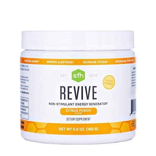 Book Cover SFH Revive (Citrus Punch) | Non Caffeinated Brain Booster Energy Drink | Enhance Focus, Neuro Concentration, Improve Mental Clarity, Hydration, Reduce Fatigue | CoQ10 Ribose N-Acetyl L-Carnitine, 160g