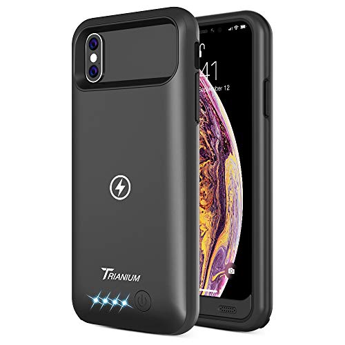 Book Cover Trianium Atomic Pro 3000mAh Battery Case Compatible with Apple iPhone Xs/iPhone X (5.8