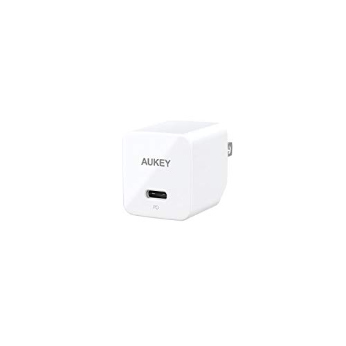 Book Cover AUKEY PD Charger, USB C Charger with 18W Power Delivery 3.0, Ultra-Compact USB C Wall Charger, Compatible iPhone Xs/Xs Max/XR, Google Pixel 2/2 XL, LG, Huawei and More-White
