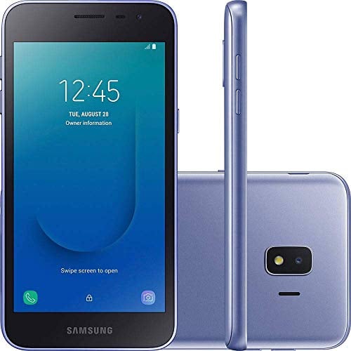 Book Cover Samsung Galaxy J2 Core 2018 Factory Unlocked (Usa Latin Caribbean) Android Oreo SM-J260M Dual Sim 8MP International Version, No Warranty (Lavender)
