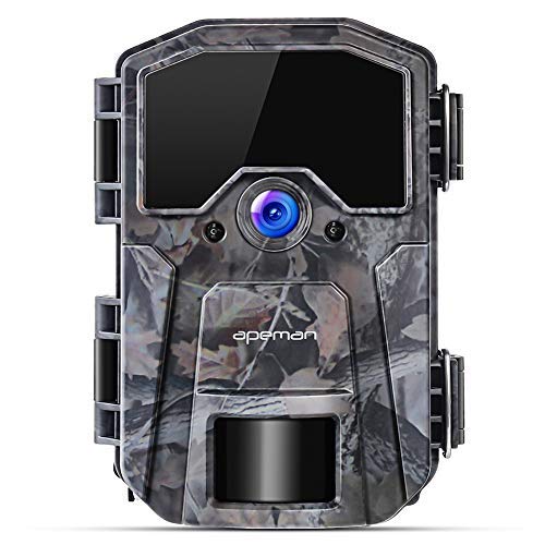 Book Cover APEMAN Trail Camera 16MP 1080P Wildlife Camera, Night Detection Game Camera with No Glow 940nm IR LEDs, Time Lapse, Timer, IP66 Waterproof Design