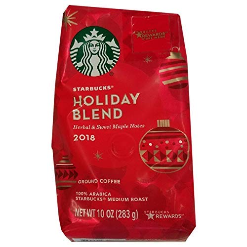 Book Cover 2018 Starbucks Holiday Blend Ground Coffee- 10 Oz. Bag (Pack of 2)