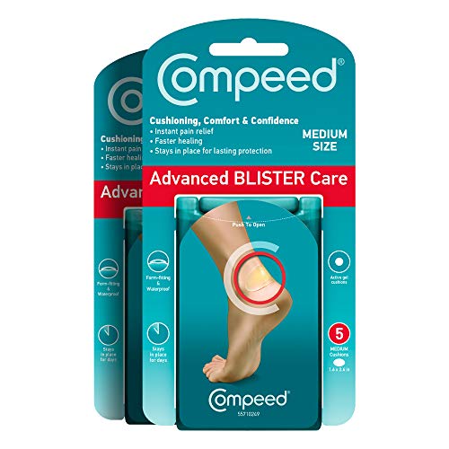 Book Cover Compeed Advanced Blister Care Cushions 5 Count Medium Pads (2 Pack)