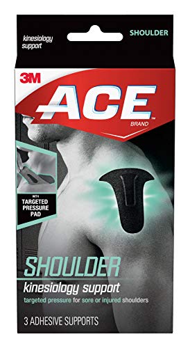 Book Cover ACE Kinesiology Shoulder Support, Black, 67 Inch x 5.79 Inch (900132)