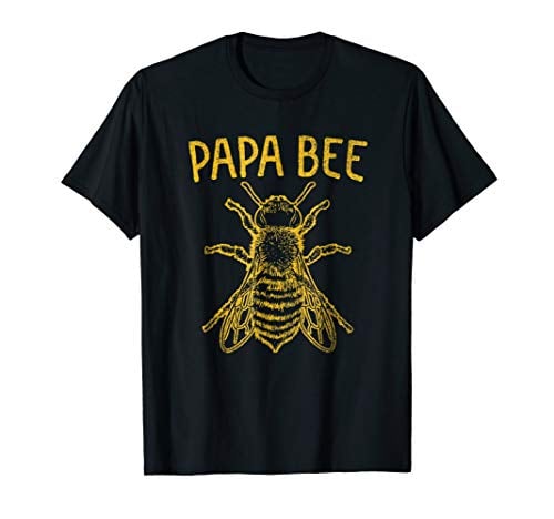 Book Cover Mens Bee Shirt Papa Dad Father Keeper Keeping Apiarist Hive Gift