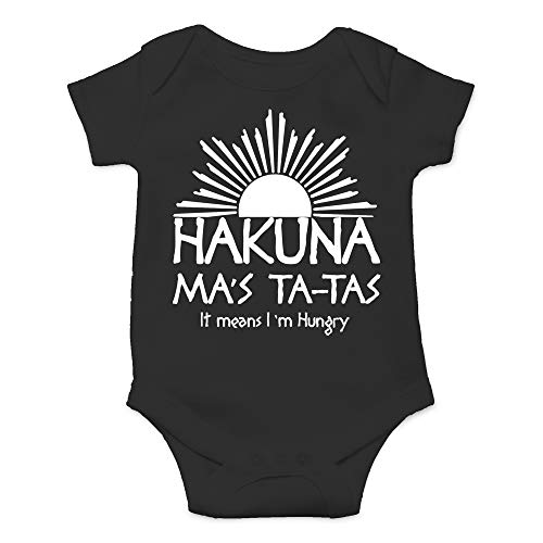 Book Cover CBTwear Hakuna Ma's Ta-Tas - Toddler Parody Funny Romper Cute Novelty Infant One-piece Baby Bodysuit
