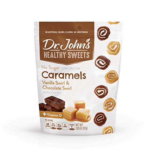 Book Cover Dr. John's Healthy Sweets Sugar-Free Caramel Swirl (11 count, 3.05 OZ)