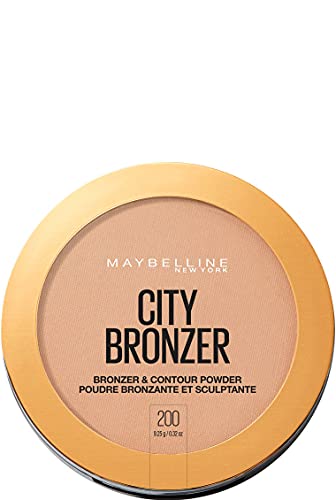 Book Cover Maybelline New York City Bronzer Powder Makeup, Bronzer and Contour Powder, 200, 0.32 oz.