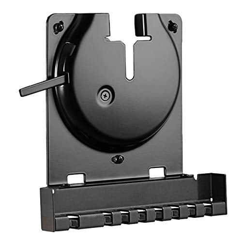 Book Cover Sanus Wall Mount for Sonos Amp - Slim Black Design with Lockable Latch for Security - Low Profile Bracket Design Mounts in Any Orientation - Built-in Cable Management - WSSCAM1-B2