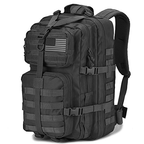 Book Cover DIGBUG Military Tactical Backpack Large Army 3 Day Assault Pack Molle Bug Bag Backpacks Rucksacks for Outdoor Sport Hiking Camping Hunting 40L Black