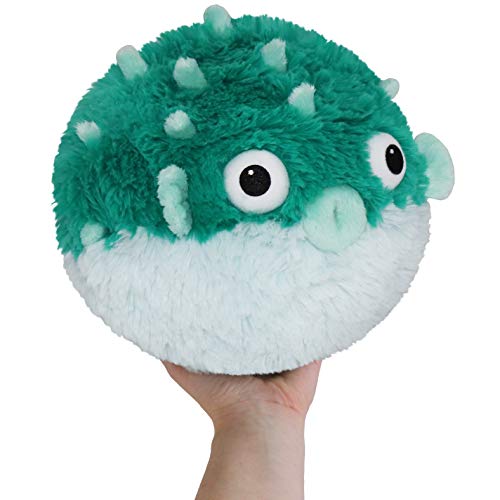 Book Cover Squishable Teal Pufferfish - 18cm