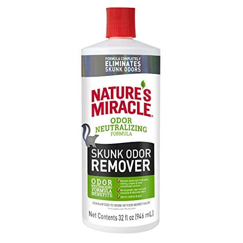 Book Cover Nature’s Miracle Skunk Odor Remover Odor Neutralizing Formula, 32 fl oz