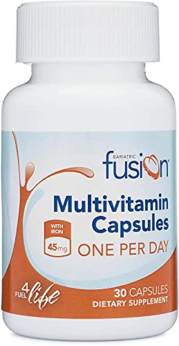Book Cover Bariatric Fusion One Per Day Bariatric Multivitamin with Iron | Easy to Swallow Capsule | Vitamin for Bariatric Surgery Patients | Gastric Bypass and Sleeve Gastrectomy | 30 Count | 1 Month Supply