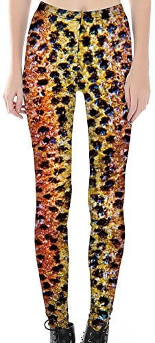 Book Cover Sister Amy Women's High Waist Pattern Printted Ankle Elastic Tights Legging â€¦