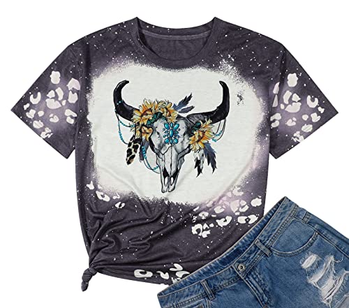 Book Cover Herd That Cow T Shirt Women Funny Graphic Tees Animal Lovers Short Sleeve Cow Shirts Casual Short Sleeve Tops