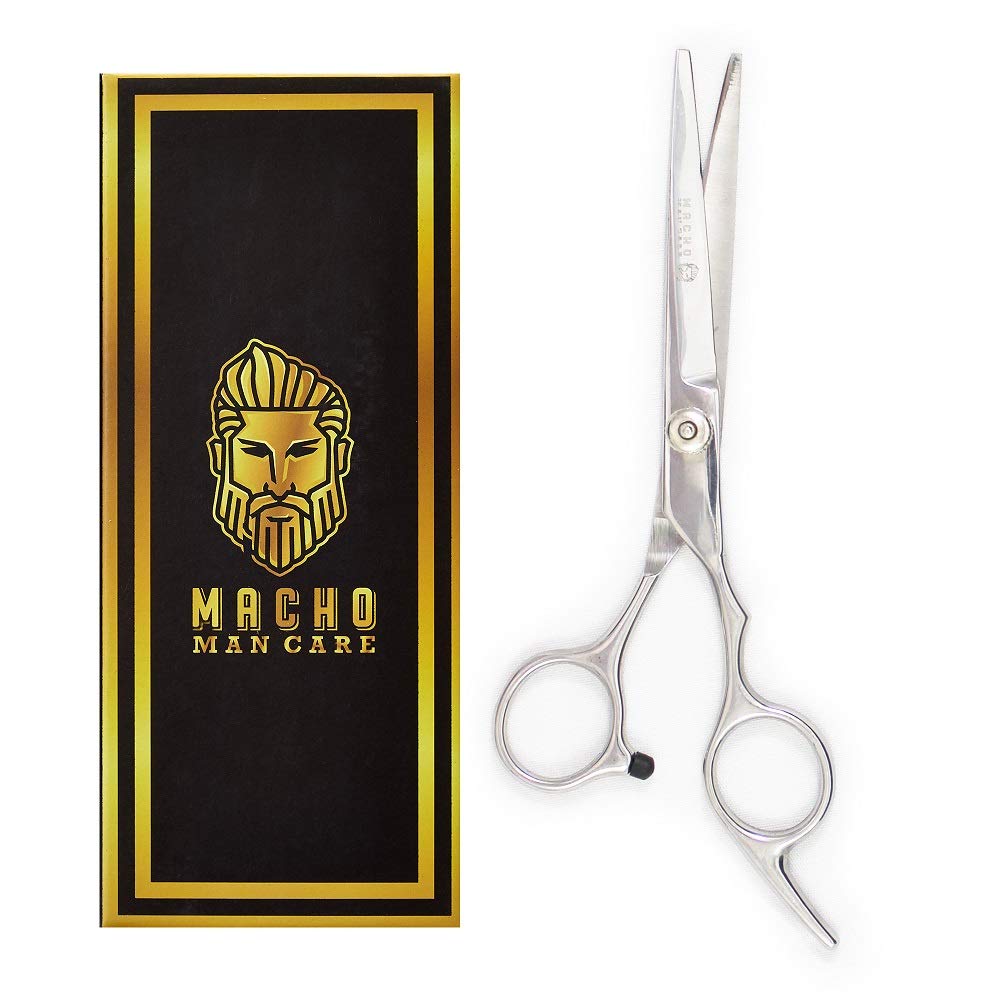 Book Cover Premium Beard Scissors For Men - Professional Barber 6.8