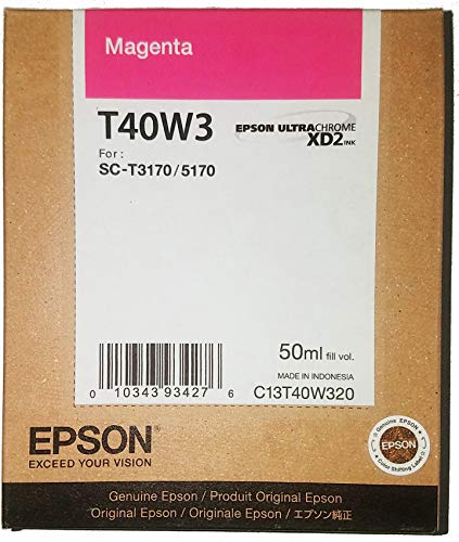 Book Cover Epson T40W320 Magenta T40W320 Ultrachrome XD2 Magenta High Capacity Cartridge Ink