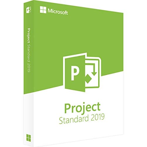 Book Cover Microsoft Project Standard 2019 For 1 User - For Windows - One time purchase that installs on 1 machine - Manage project schedules and costs - Manage tasts reports and business intelligence