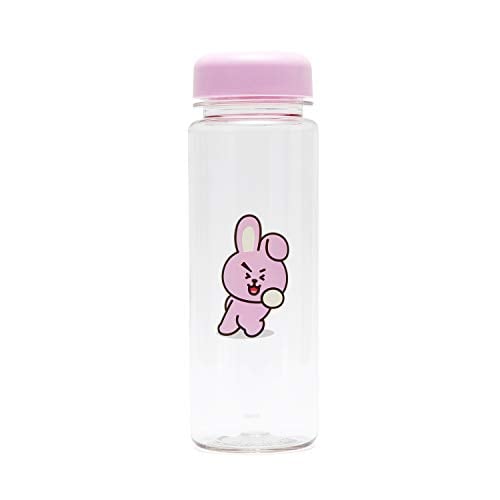 Book Cover HoneyJar BT21 Cooky Character Tritan Reusable Tumbler Water Bottle Cup with Sleeve, 500 mL, Pink