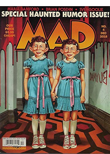 Book Cover MAD Magazine December 2018 Haunted Humor Issue