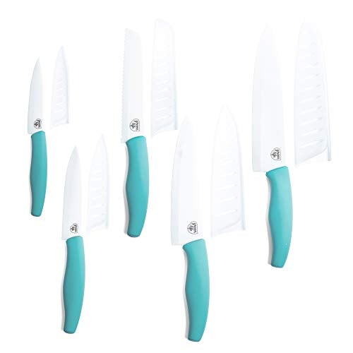 Book Cover GreenLife Ceramic Knife Set, 10-Piece, 10pc, Turquoise