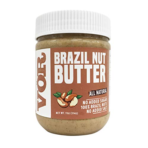 Book Cover Vör All Natural Brazil Nut Butter (11oz) | Only One Ingredient | No Added Sugar, No Added Salt | Vegan, Paleo, Keto, Whole 30
