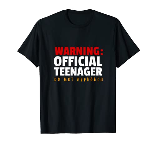 Book Cover Official Teenager 13 Year Old Funny 13th Birthday Gift T-Shirt