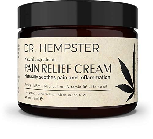 Book Cover Hemp Oil Pain Relief Cream - 100% Natural Ingredients and Cruelty-Free, No Emu Fats Used - Rapid Absorption, and Non-Greasy Rub - Ideal for Back and Joint Pain Relief - USA Made (4 oz)