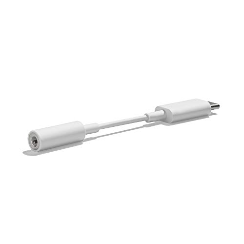 Book Cover Google USB C to 3.5mm Headphone Adapter - White