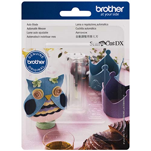 Book Cover Brother ScanNCut DX CADXBLD1 Auto Blade, Replacement Blade for Brother Cutting Machines, Cut Materials 0.1-3mm Thick Including Fabric, Felt, Vinyl and More
