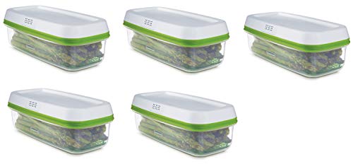 Book Cover 1996983 Freshworks Produce Saver Food Storage Container, Long Rectangle, 2 Pack