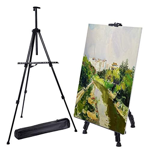 Book Cover Easel Stand, Metal Adjustable Display Tripod Floor Easel Extend from 20.5