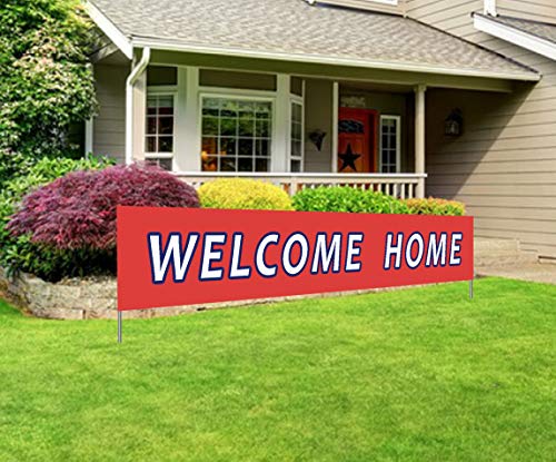 Book Cover Large Welcome Home Banner | Back Home Welcome Sign | Extra Large Homecoming Party Decorations