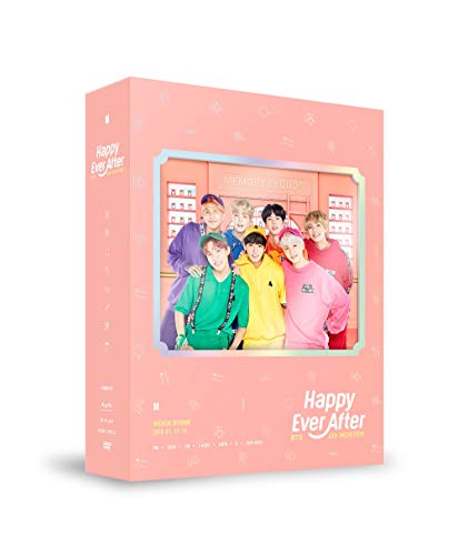 Book Cover BTS BANGTAN BOYS - BTS 4th MUSTER Happy Ever After DVD 3Discs+Photobook+Postcard+Photocard+Extra Photocards Set