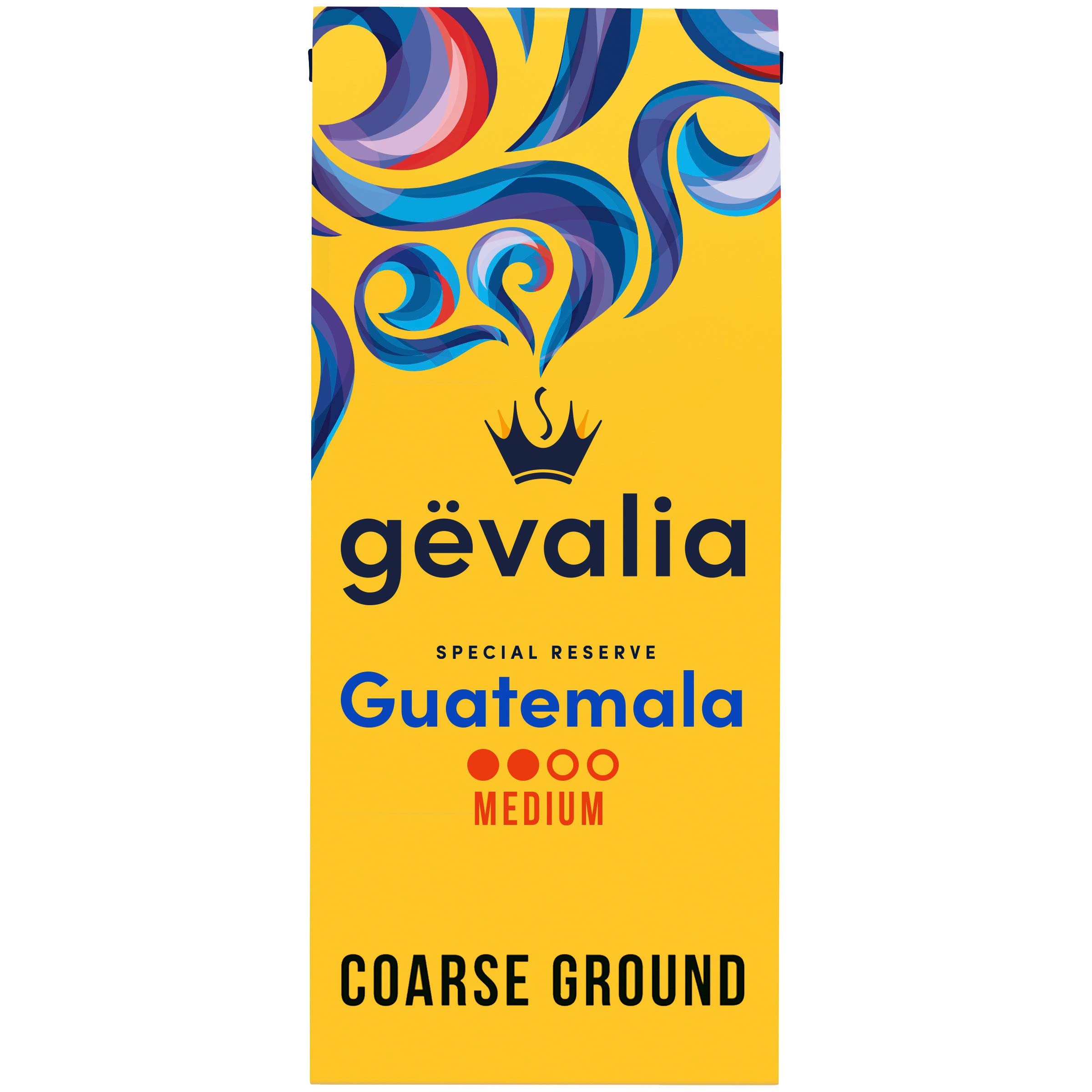 Book Cover Gevalia Special Reserve Guatemala Single Origin Medium Roast Coarse Ground Coffee (10 oz Bag)