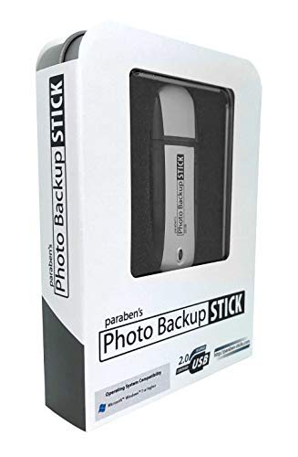 Book Cover Photo Backup Stick 32GB - USB Drive Picture and Video Backup for Windows Computers, iPhones, and Android Phones