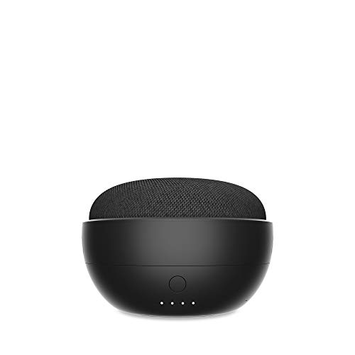 Book Cover JOT Portable Battery Base for Google Home Mini (Carbon)