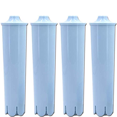 Book Cover PUREUP Replacement for Jura® Water Filter, Compatible with Claris Blue Capresso® Clearyl Coffee Water Filter, 4 pack