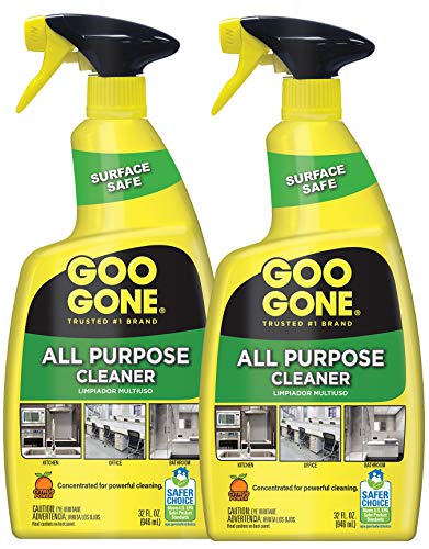 Book Cover Goo Gone All-Purpose Cleaner - Removes Dirt, Grease, Grime and More - 32 Ounce - [2 Pack]