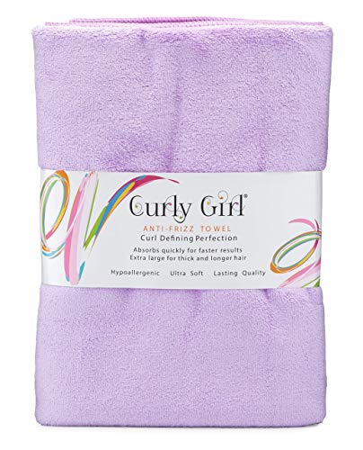 Book Cover Curly Girl, Curly Hair Towel, Large Microfiber 22